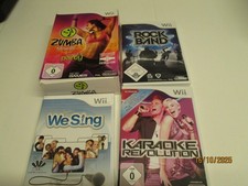 WII Spiele , Karaoke Revolution und mehr