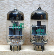 Pair: SYLVANIA 6DJ8 ECC88 | über 100% ✅ balanced USA NOS Tubes Röhre ( 6922 )