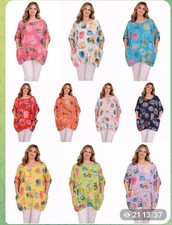 Damen Fledermaus Top Oversize