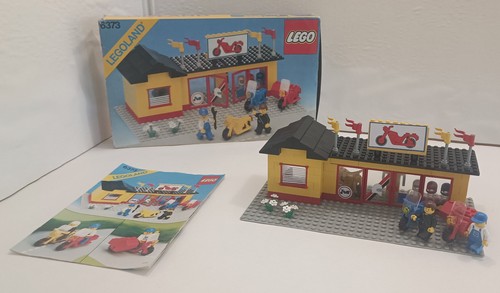 Lego 6373 motorrad werkstatt - lego,