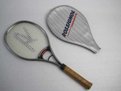 TENNISSCHLÄGER=VINTAGE=ROSSIG