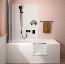 Duschbadewanne, Badewanne mit Tür, Livorno Mono Easy rechts, 5 versch. Größen