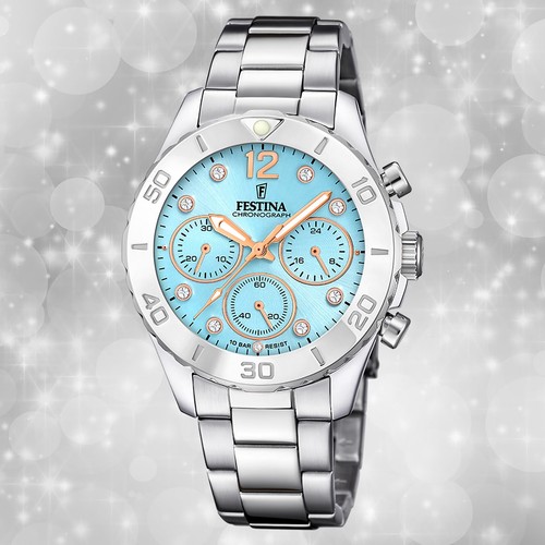 Festina damenuhr edelstahl - festina,