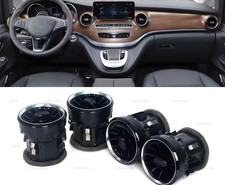 4x Luftdüsen schwarz &