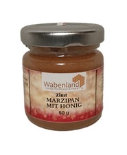Weihnachtshonig mit Zimt und Marzipan verfeinert,  50 g Glas