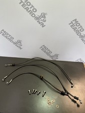 KAWASAKI ZX10R HEELS STAHLFLEX BREMSSCHLÄUCHE VORNE UND HINTEN 2008-2010 HELS SCHLÄUCHE