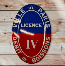 Emaille Schild LICENCE 4