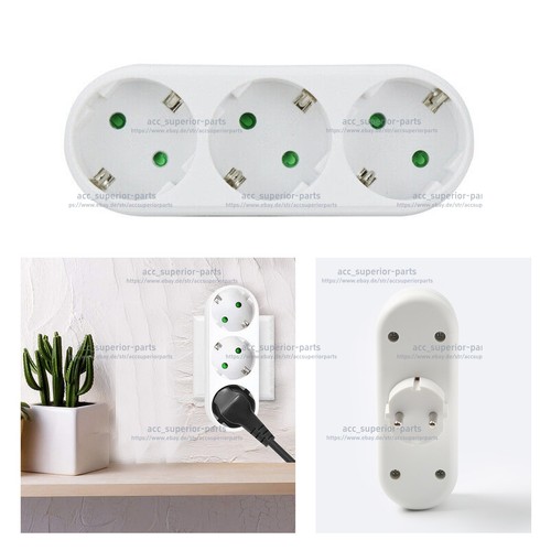 3fach steckdosenadapter - 1x,