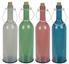 Farbige LED Deko-Flasche