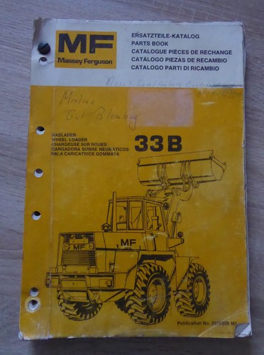 Massey ferguson radlader 33b - massey,