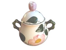 Wildrose Villeroy Boch Zuckerdose mit Deckel, alte Serie 