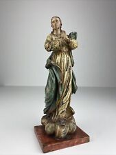 Alte Heiligenfigur Erzengel