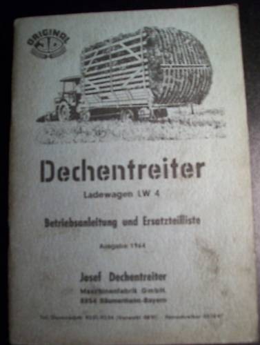 Dechentreiter ladewagen lw4 - dechentreiter,