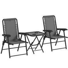 Bistro Set 3-teilig aus Stahl