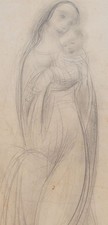 Willi Schmid Vorstudie Maria