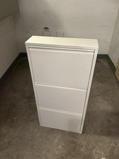 Schuhschrank weiß 3 Klappen