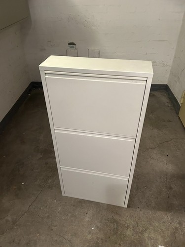 Schuhschrank weiß klappen - weiß, 3