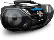 Philips AZB798T/12 Tragbare Stereoanlage Analog und Digital 12W Schwarz