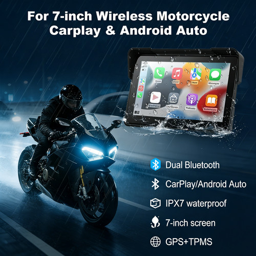 Motorrad carplay - 7'',