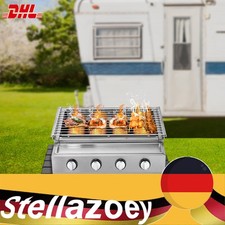 4-flammig Brenner Gasgrill