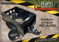 mechanischer Rotator, Rotationsadapter MS01 für Sortiergreifer Greifer Bagger