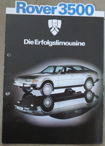 Rover 3500 prospekt brochure - rover,