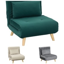 HOMCOM Schlafsessel, Klappsessel mit Bettfunktion, bis 120 kg belastbar