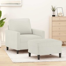 Sessel mit Hocker Sofa