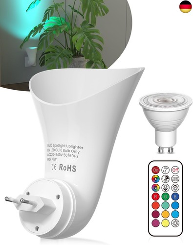 Plug gu10 wandfluter - plug, in