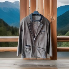 Leder Janker braun Gr. 54