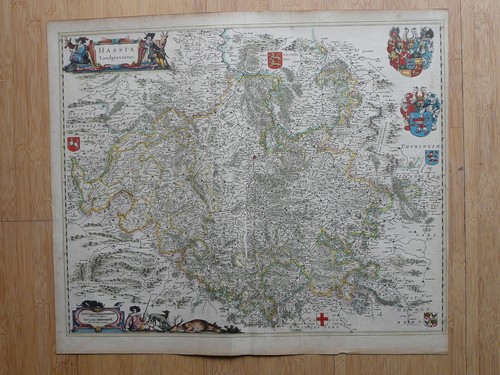 Original landkarte jansonius - landkarte,