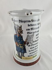 Vintage porzellan bierkrug - porzellan,