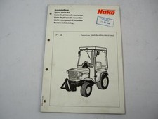 Hako Hakotrac 1900DA KRG (8031.01) Traktor Ersatzteilliste Ersatzteilkatalog 198