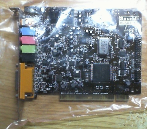 Sound blaster live sb0060 pci - live,