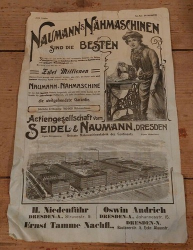 Naumann nähmaschinen seidel - naumann's,