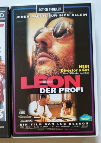 Vhs video filme leon - filme,,