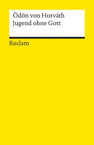 Jugend ohne gott roman - gott.,