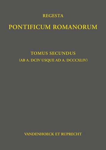 Regesta pontificum romanorum - romanorum, |