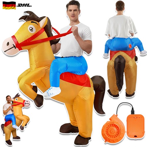 Aufblasbares pferde kostüm - aufblasbares,