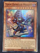 Toon Dunkler Magier Neu! 1. Auflage Super Rare Yugioh deutsch Toon Magier Deck