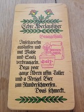 DDR Holz Schild Bild Spruch Oberlausitz Äberlausitzer Sachsen  Umgebindehaus **