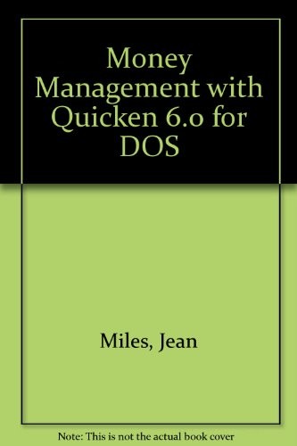 Money management with quicken - management,