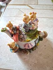 Spieluhr mit vielen kleinen Teddys-Hartkunststoff - Melodie Für Elise