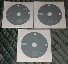 Apple iBook Mac OS X 10.3.7 Install Discs 2Z691-5278-A 2Z691-5279-A 2Z691-5304-A