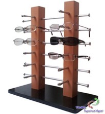 Brillenständer  für 12 Brillen  Brillenpräsenter Brillendisplay Holz