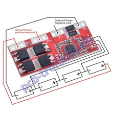 BMS 4S 30A 14.8V Li-on 18650 Battery Charger Module Akku Batterie Schutz Platine