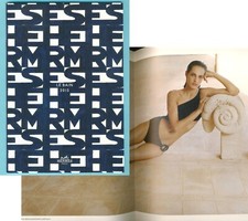 HERMES  Paris LE BAIN 2015 → kleiner Bademode - Katalog mit Fotos