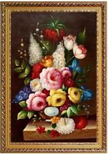 Ölbild BLUMEN Ölbilder Blumenmotive Blumenmalerei ÖLGEMÄLDE HANDGEMALT 60x90cm