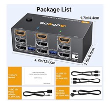 Open Box KVM Switch Triple