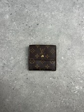 Authentische LOUIS VUITTON LV Portefeuille Elise faltbare Geldbörse Monogramm...